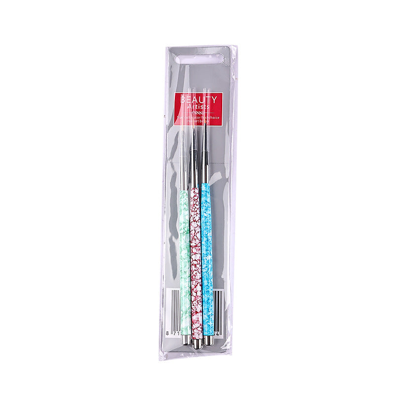 Wholesale Double-ended Silicone Pen Clay Manicure Repair Tools 5-piece Set